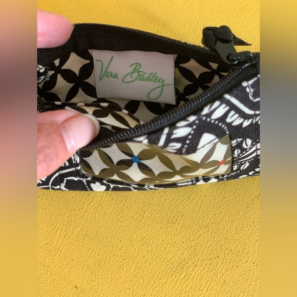 Vera Bradley Black and White Patterned Coin Purse - Picture 3 of 3